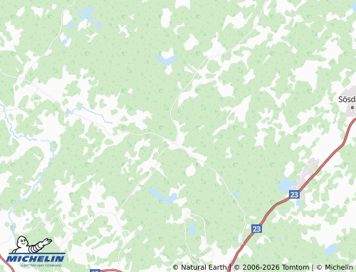 MICHELIN Norra Rörum map - ViaMichelin