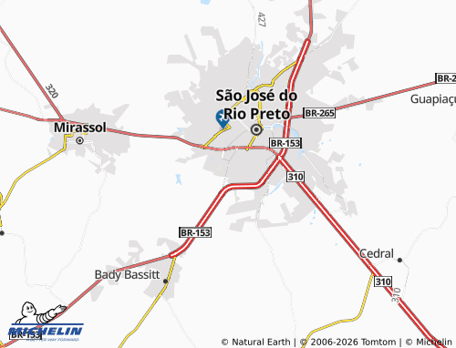 Mapa MICHELIN Jardim Michael Jacob - ViaMichelin