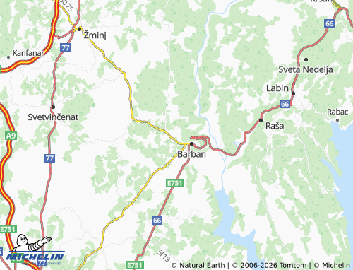 Kaart MICHELIN Melnica - ViaMichelin