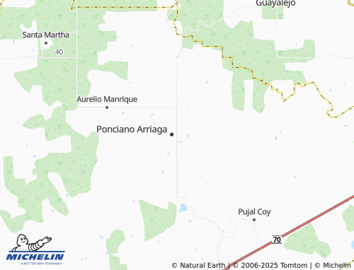 MICHELIN Madero map - ViaMichelin