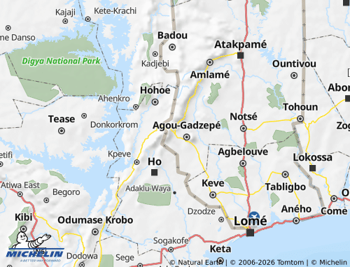 MICHELIN Kloto map - ViaMichelin