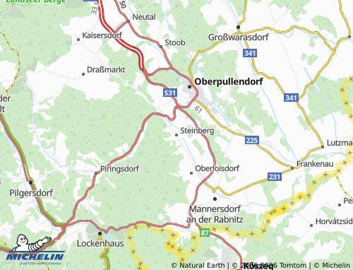 MICHELIN Steinberg-Dörfl map - ViaMichelin