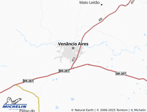 MICHELIN Cidade Alta map - ViaMichelin