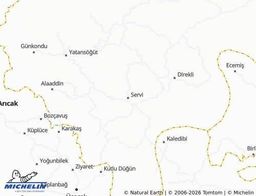 Mappa MICHELIN Servi - ViaMichelin