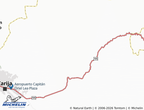 MICHELIN Yesera Sur map - ViaMichelin