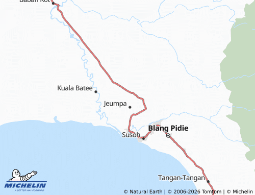 MICHELIN Baru map - ViaMichelin