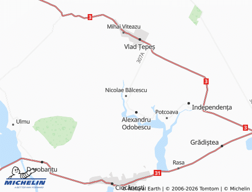 Mappa MICHELIN Nicolae Bălcescu - ViaMichelin