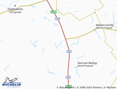 Carte MICHELIN Stepnoy - ViaMichelin