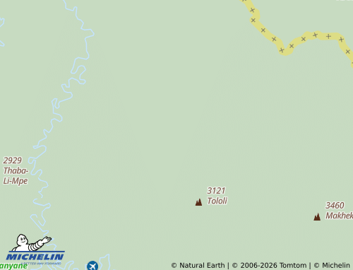 Mapa MICHELIN Thaba-Ntso - ViaMichelin