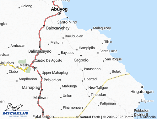 MICHELIN Mahagna map - ViaMichelin