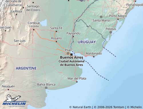 Mappa MICHELIN Argentina - ViaMichelin