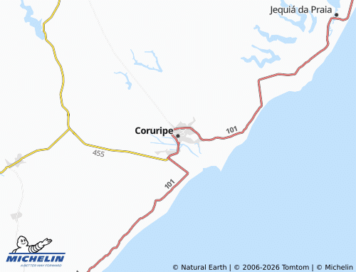 Mapa MICHELIN Coruripe - ViaMichelin