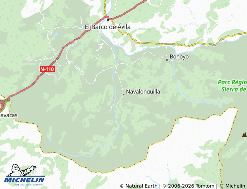 MICHELIN Navalonguilla map - ViaMichelin