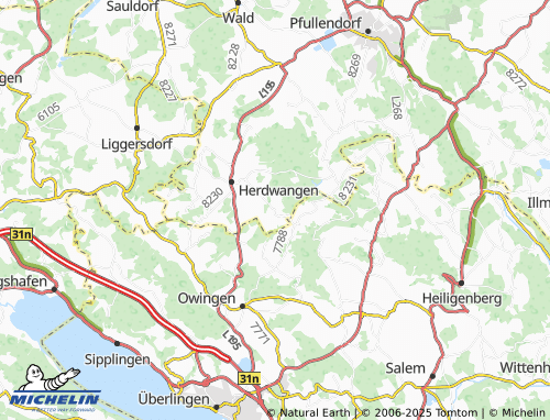 MICHELIN Schwende map - ViaMichelin