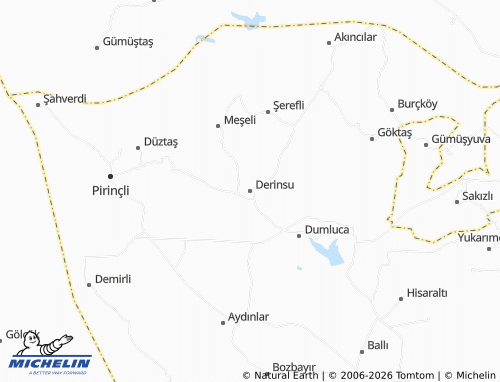 Mappa MICHELIN Derinsu - ViaMichelin