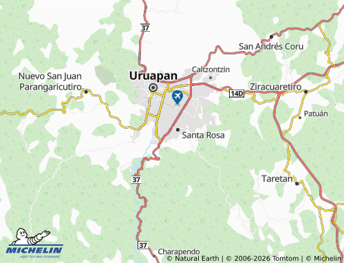 Mapa MICHELIN Los Manzanos - ViaMichelin
