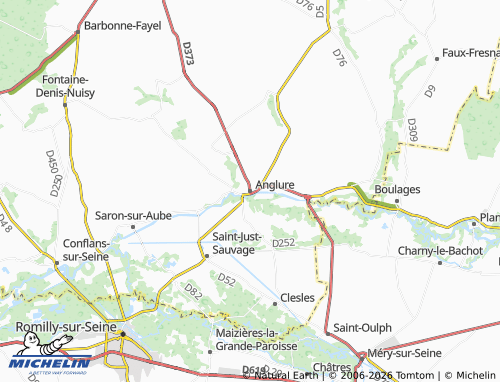 Mappa MICHELIN Anglure - ViaMichelin