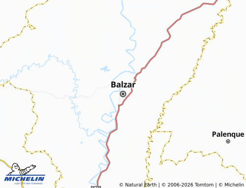 MICHELIN Balzar map - ViaMichelin