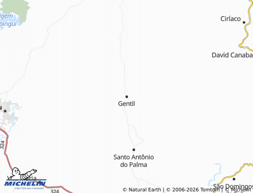 Mapa MICHELIN Gentil - ViaMichelin