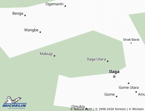 MICHELIN Ogongki map - ViaMichelin