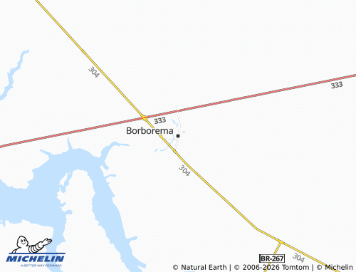 Mapa MICHELIN Borborema - ViaMichelin