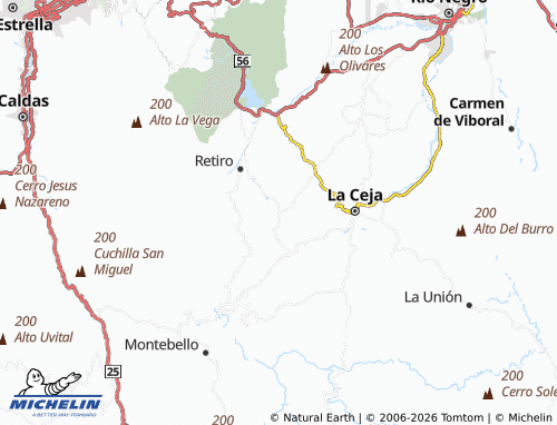 Carte MICHELIN Pantanillo - ViaMichelin
