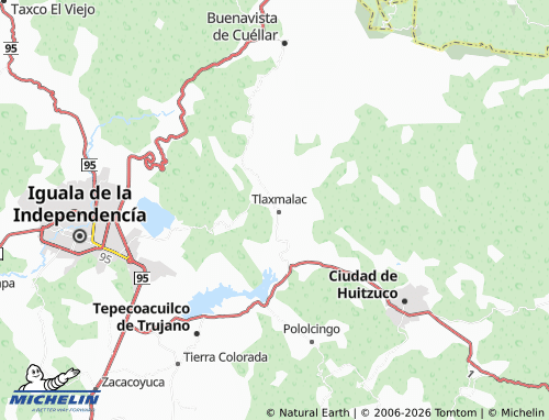 MICHELIN Sierra Alta map - ViaMichelin
