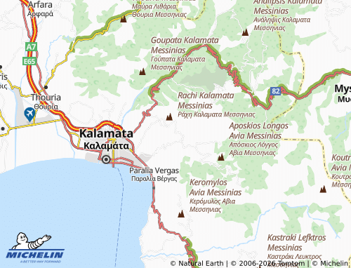 Carte MICHELIN Perivolakia - ViaMichelin