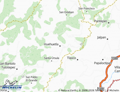 Mapa MICHELIN Huehuetla - ViaMichelin