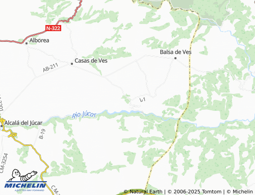 MICHELIN Villa de Ves map - ViaMichelin