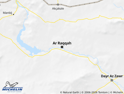 MICHELIN-Landkarte Ar Raqqah - ViaMichelin