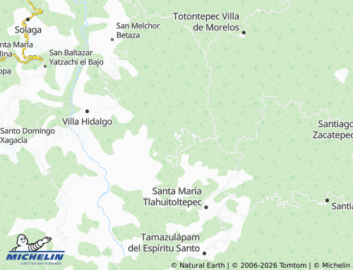 Mapa MICHELIN San Cristóbal Chichícaxtepec - ViaMichelin