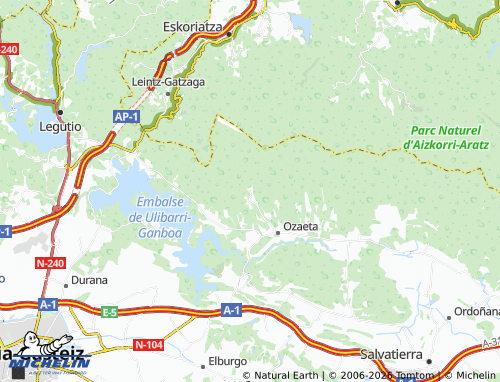 Mapa MICHELIN Elgea - ViaMichelin