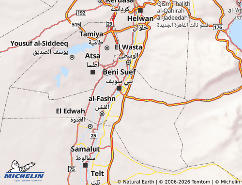 Mapa MICHELIN New Beni Suef - ViaMichelin