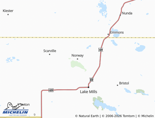 Mappa MICHELIN Norway - ViaMichelin