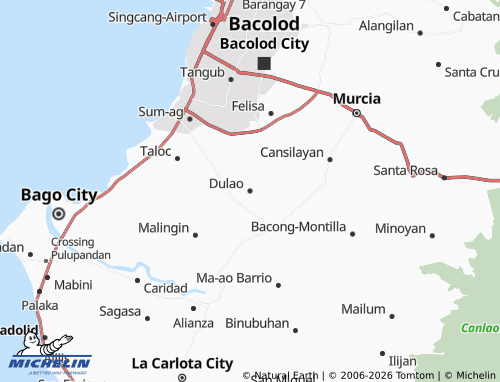 MICHELIN Dulao map - ViaMichelin