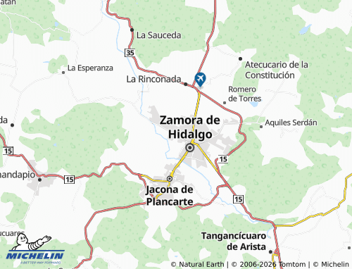 MICHELIN Balcones de Zamora map - ViaMichelin