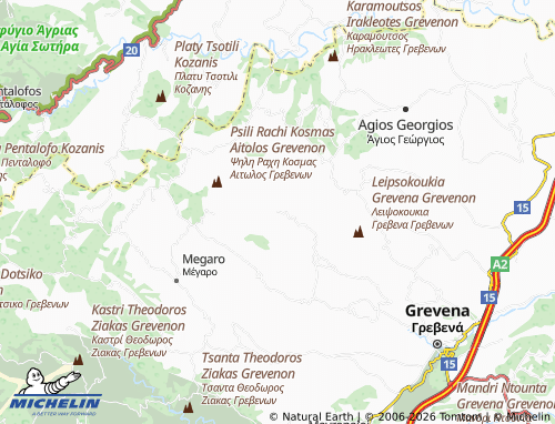 Carte MICHELIN Rodia - ViaMichelin