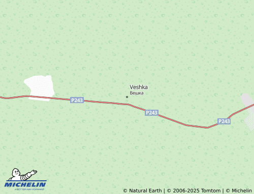 MICHELIN Veshka map - ViaMichelin