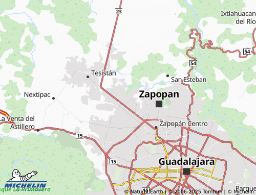 MICHELIN Hogares de Nuevo México map - ViaMichelin