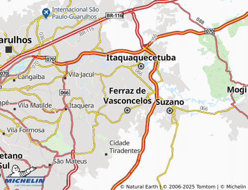 MICHELIN Jardim Mercedes map - ViaMichelin