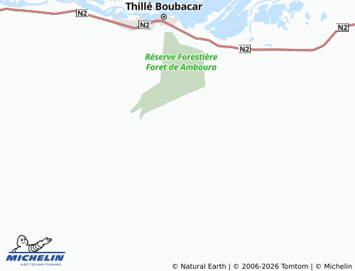 MICHELIN-Landkarte Tiéoudé - ViaMichelin