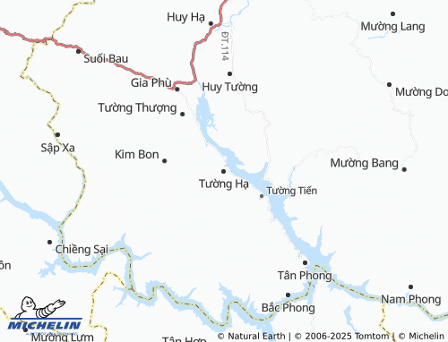 MICHELIN Tường Hạ map - ViaMichelin