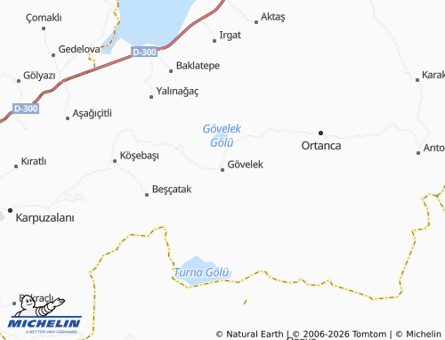 Mappa MICHELIN Gövelek - ViaMichelin