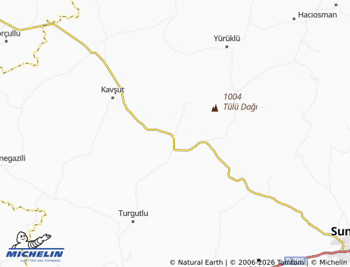MICHELIN Yeşilova map - ViaMichelin