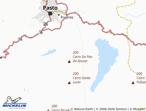 Mapa MICHELIN San Gabriel - ViaMichelin