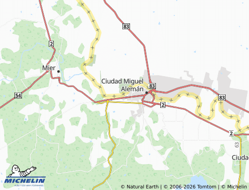 Mapa MICHELIN Benito Juárez - ViaMichelin