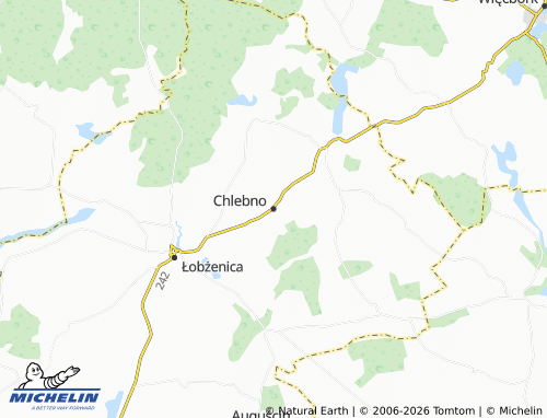 Carte MICHELIN Chlebno - ViaMichelin
