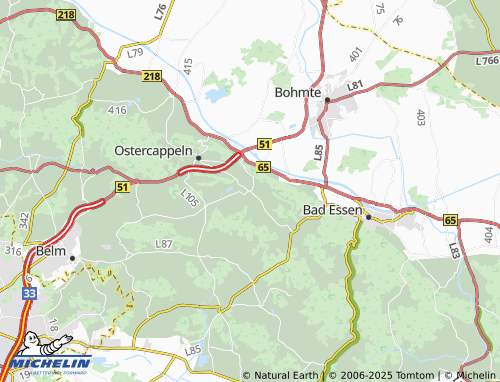MICHELIN Hitzhausen map - ViaMichelin