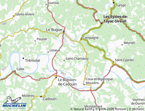 Mapa MICHELIN Audrix - ViaMichelin
